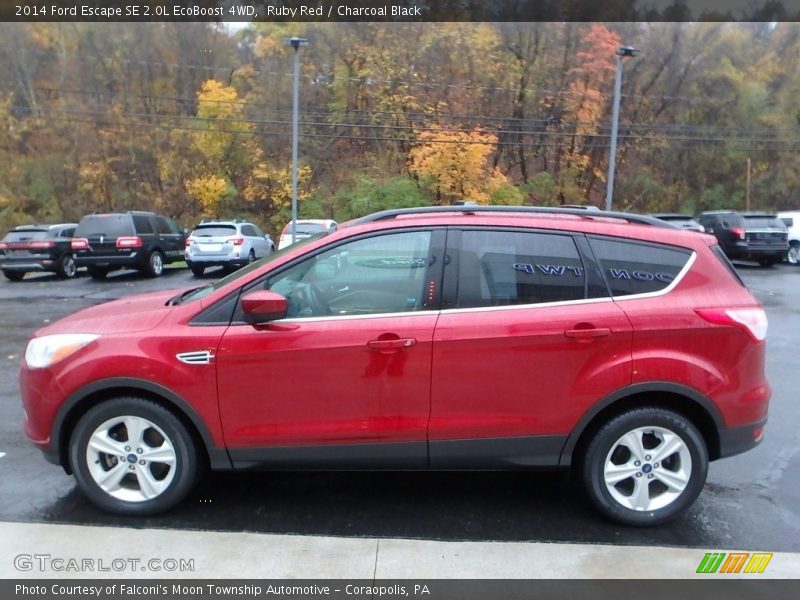 Ruby Red / Charcoal Black 2014 Ford Escape SE 2.0L EcoBoost 4WD