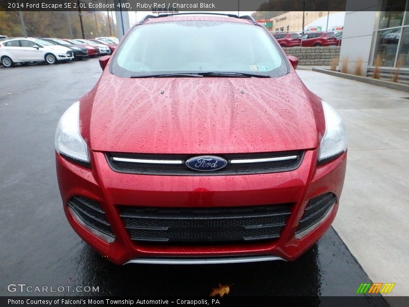 Ruby Red / Charcoal Black 2014 Ford Escape SE 2.0L EcoBoost 4WD
