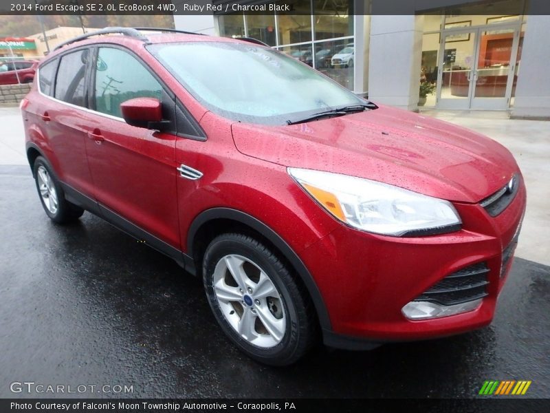 Ruby Red / Charcoal Black 2014 Ford Escape SE 2.0L EcoBoost 4WD