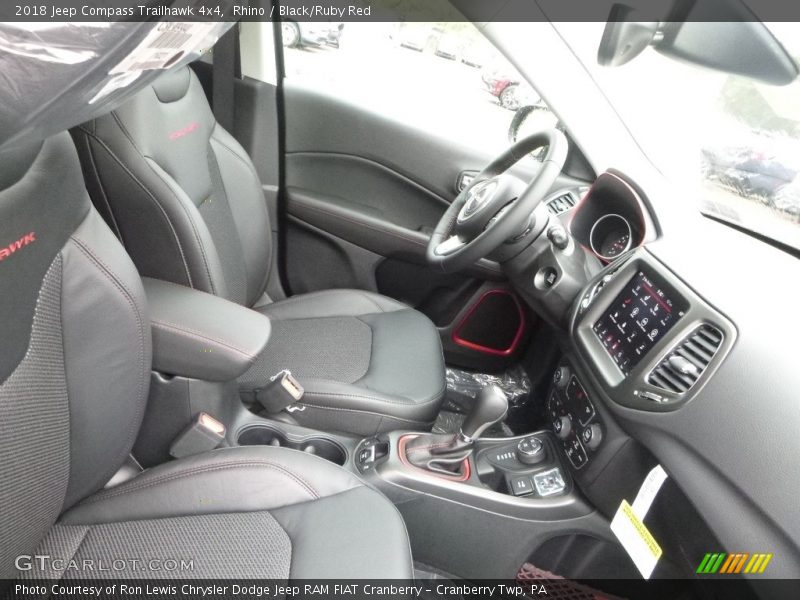 Rhino / Black/Ruby Red 2018 Jeep Compass Trailhawk 4x4