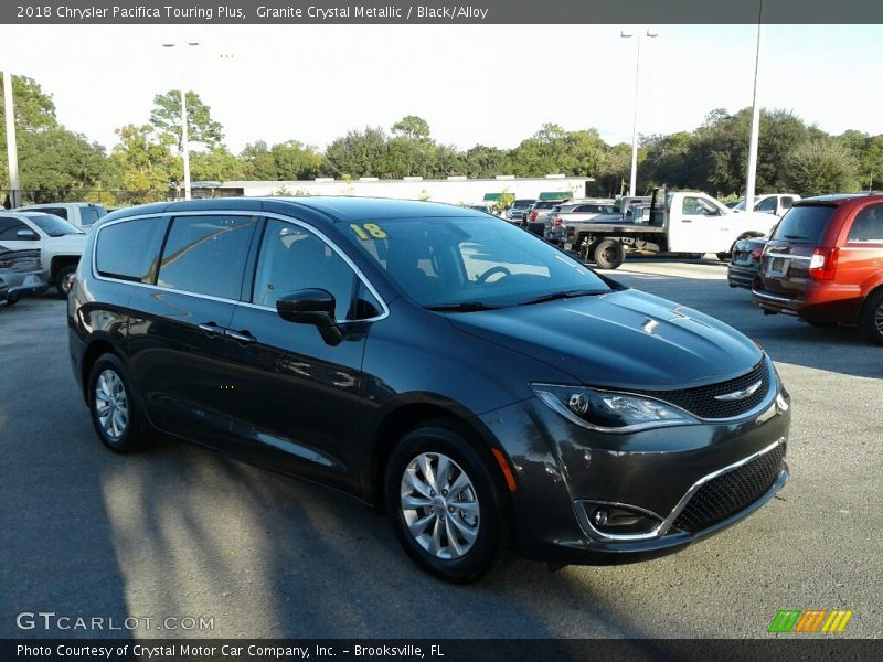 Granite Crystal Metallic / Black/Alloy 2018 Chrysler Pacifica Touring Plus