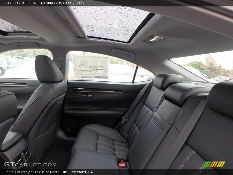 Nebula Gray Pearl / Black 2018 Lexus ES 350