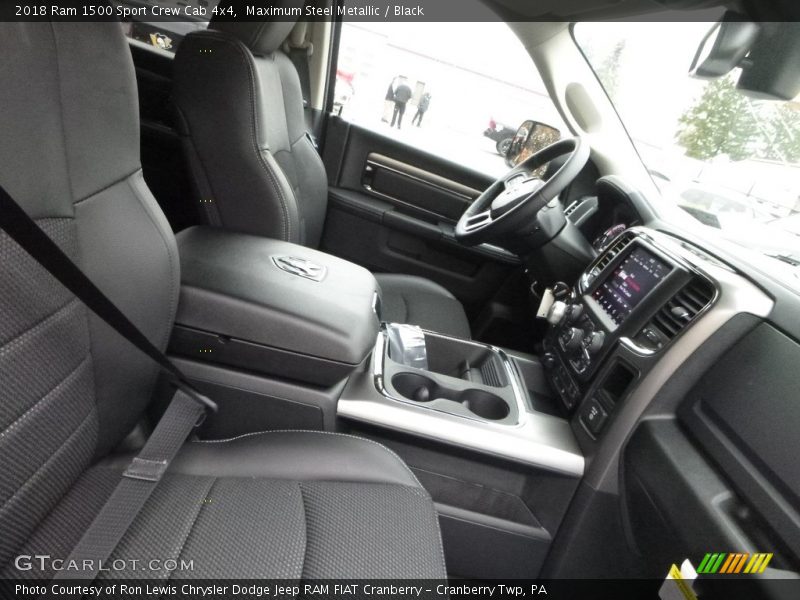 Maximum Steel Metallic / Black 2018 Ram 1500 Sport Crew Cab 4x4