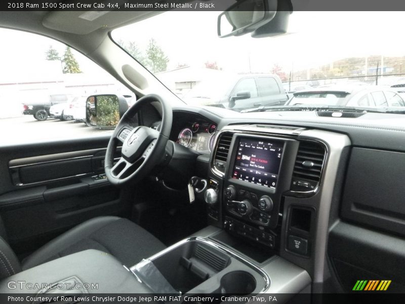 Maximum Steel Metallic / Black 2018 Ram 1500 Sport Crew Cab 4x4