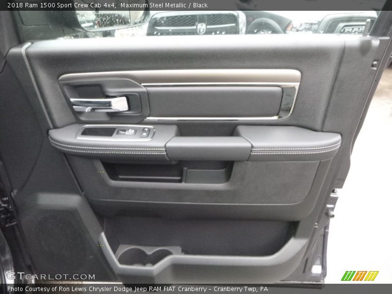 Maximum Steel Metallic / Black 2018 Ram 1500 Sport Crew Cab 4x4
