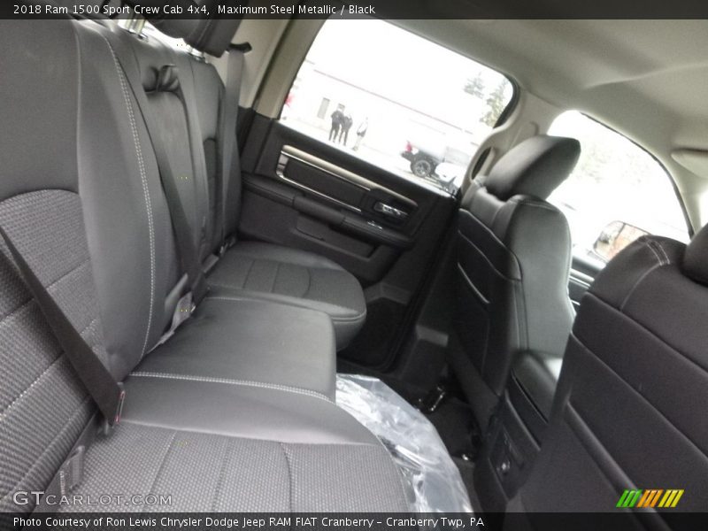 Maximum Steel Metallic / Black 2018 Ram 1500 Sport Crew Cab 4x4