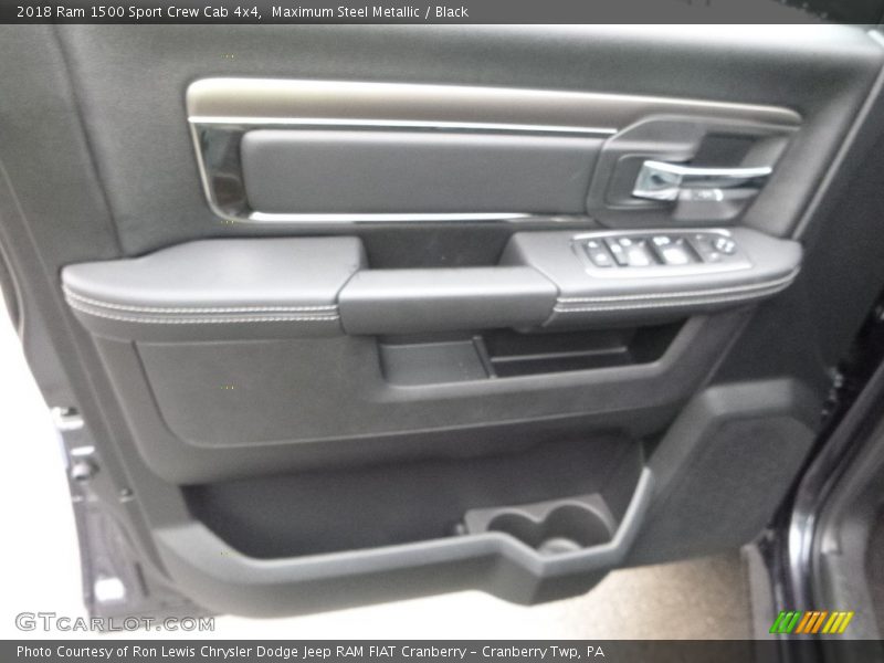 Maximum Steel Metallic / Black 2018 Ram 1500 Sport Crew Cab 4x4