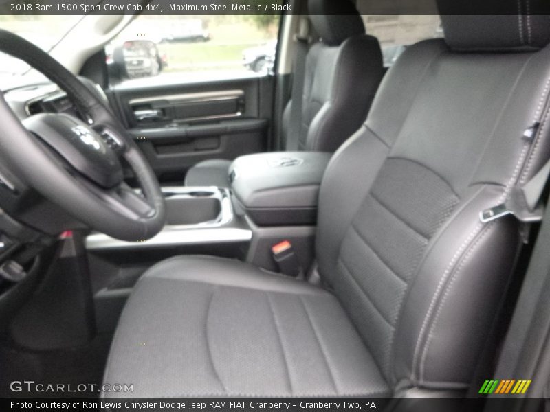 Maximum Steel Metallic / Black 2018 Ram 1500 Sport Crew Cab 4x4