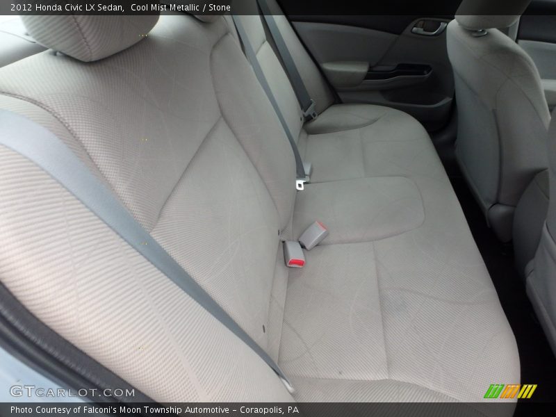 Cool Mist Metallic / Stone 2012 Honda Civic LX Sedan