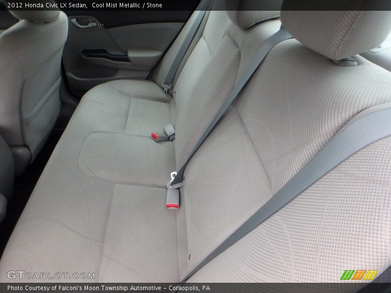 Cool Mist Metallic / Stone 2012 Honda Civic LX Sedan