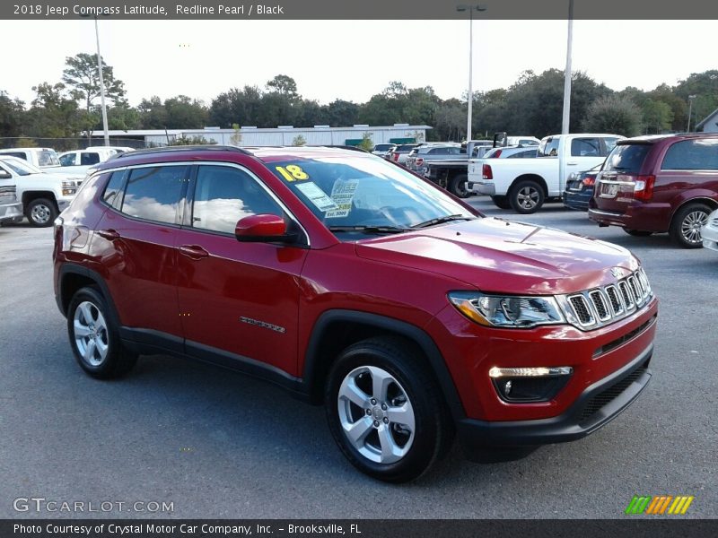 Redline Pearl / Black 2018 Jeep Compass Latitude