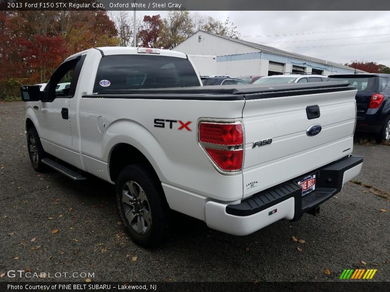 Oxford White / Steel Gray 2013 Ford F150 STX Regular Cab