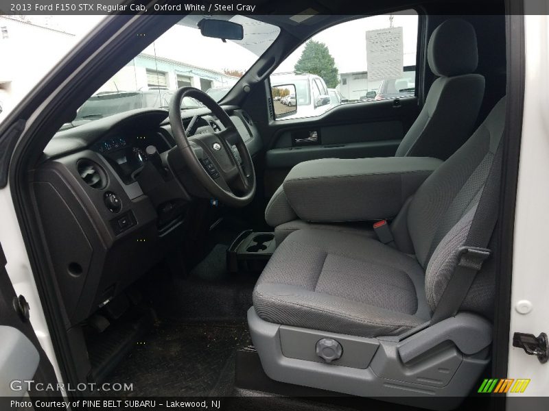 Oxford White / Steel Gray 2013 Ford F150 STX Regular Cab