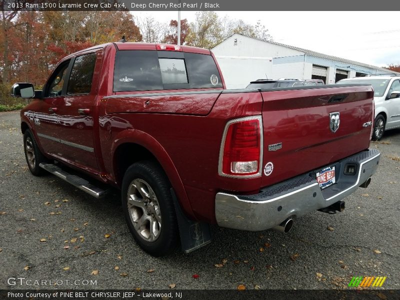 Deep Cherry Red Pearl / Black 2013 Ram 1500 Laramie Crew Cab 4x4