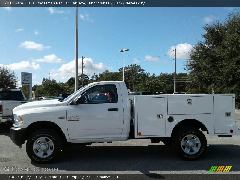 Bright White / Black/Diesel Gray 2017 Ram 2500 Tradesman Regular Cab 4x4