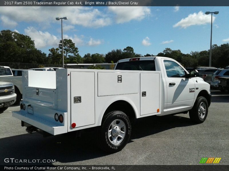 Bright White / Black/Diesel Gray 2017 Ram 2500 Tradesman Regular Cab 4x4