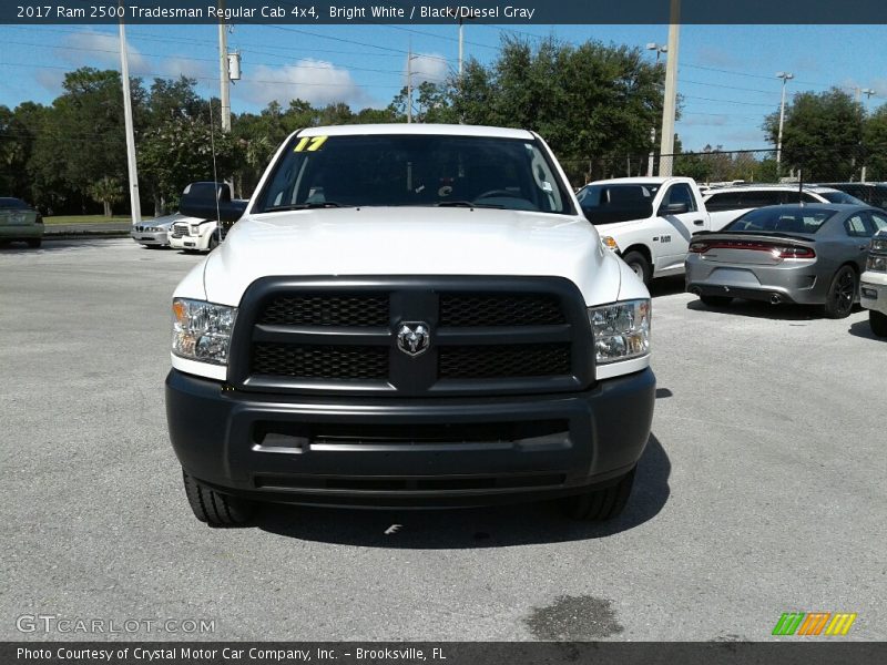 Bright White / Black/Diesel Gray 2017 Ram 2500 Tradesman Regular Cab 4x4