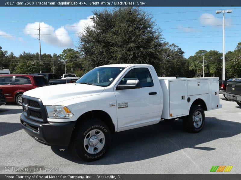 Bright White / Black/Diesel Gray 2017 Ram 2500 Tradesman Regular Cab 4x4