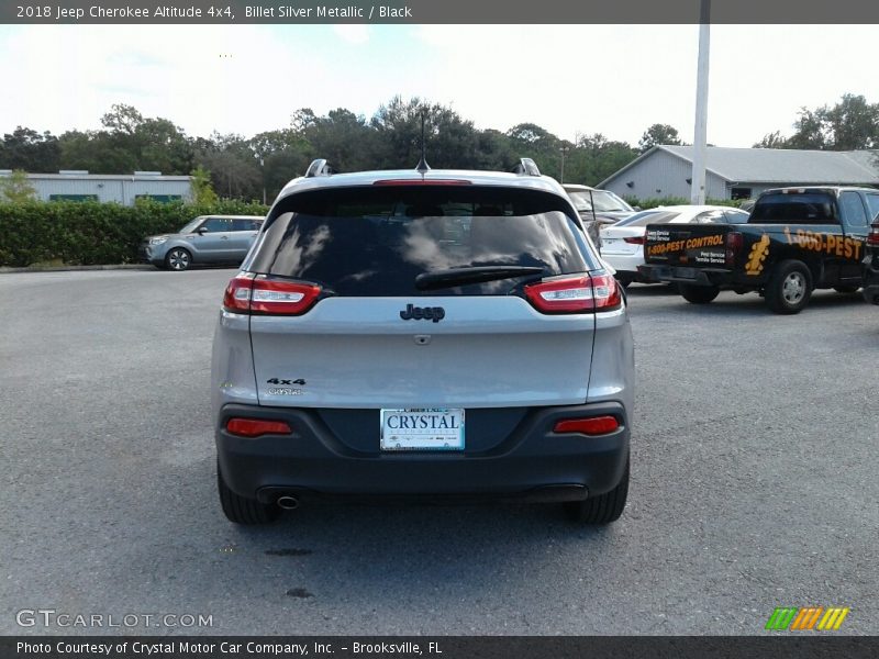 Billet Silver Metallic / Black 2018 Jeep Cherokee Altitude 4x4