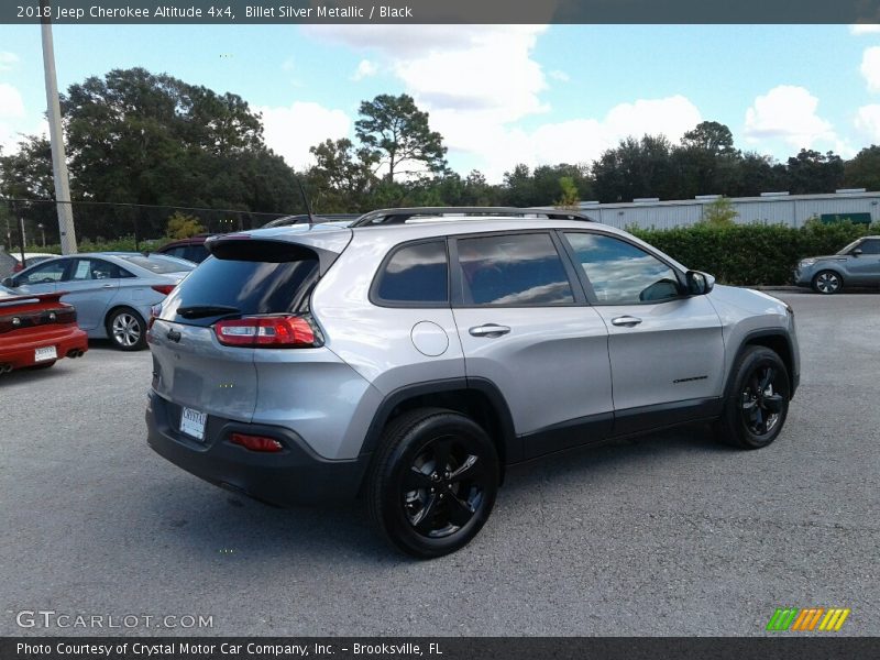 Billet Silver Metallic / Black 2018 Jeep Cherokee Altitude 4x4