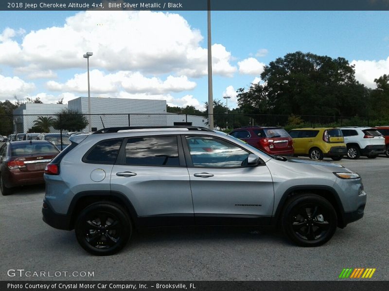 Billet Silver Metallic / Black 2018 Jeep Cherokee Altitude 4x4