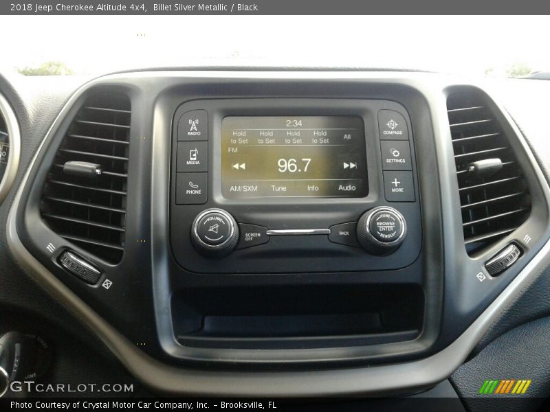 Billet Silver Metallic / Black 2018 Jeep Cherokee Altitude 4x4