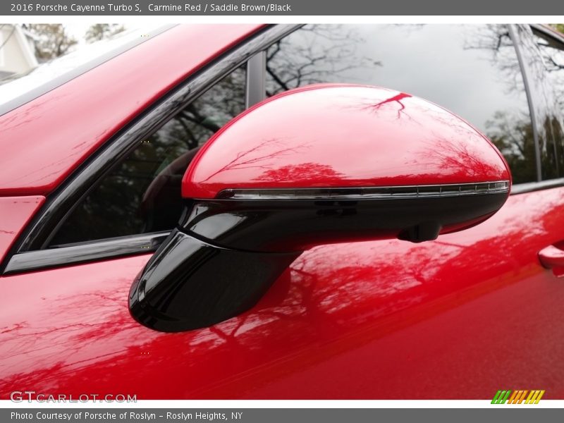 Carmine Red / Saddle Brown/Black 2016 Porsche Cayenne Turbo S