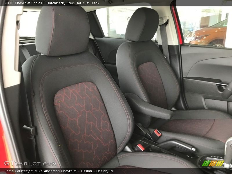 Front Seat of 2018 Sonic LT Hatchback