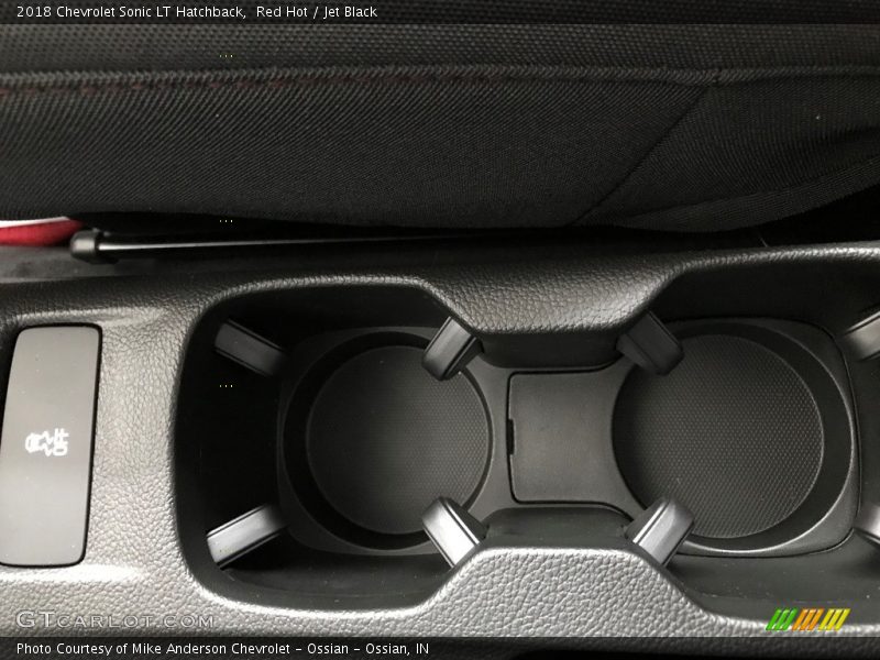 Red Hot / Jet Black 2018 Chevrolet Sonic LT Hatchback