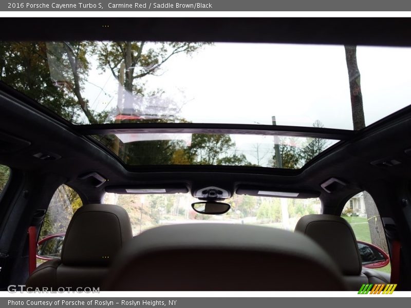 Carmine Red / Saddle Brown/Black 2016 Porsche Cayenne Turbo S