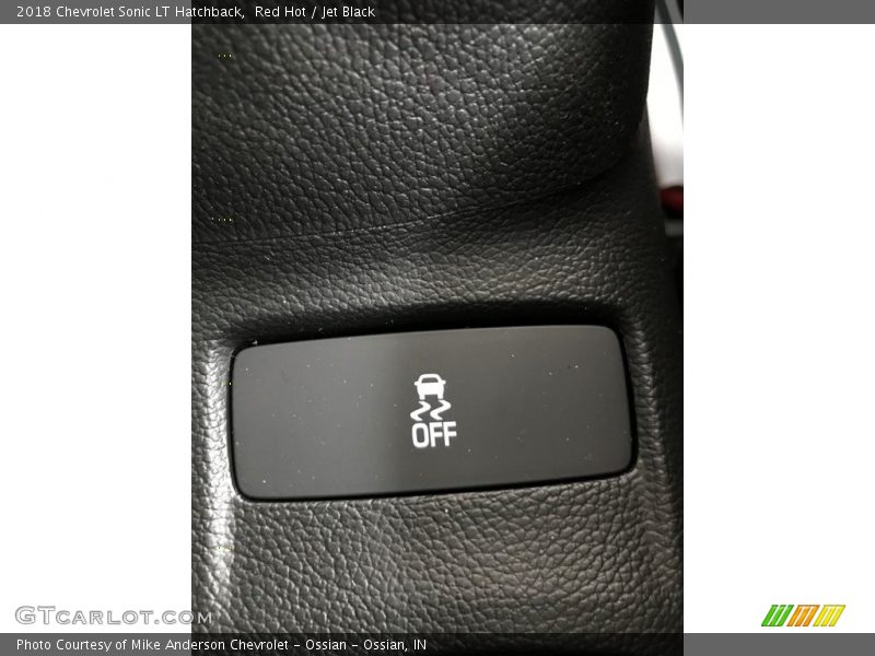 Red Hot / Jet Black 2018 Chevrolet Sonic LT Hatchback