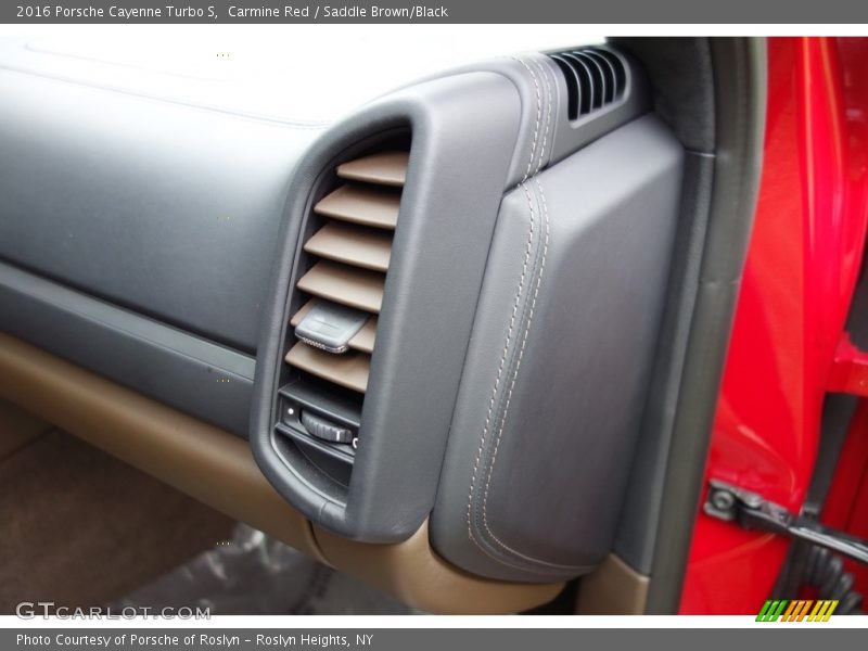 Carmine Red / Saddle Brown/Black 2016 Porsche Cayenne Turbo S