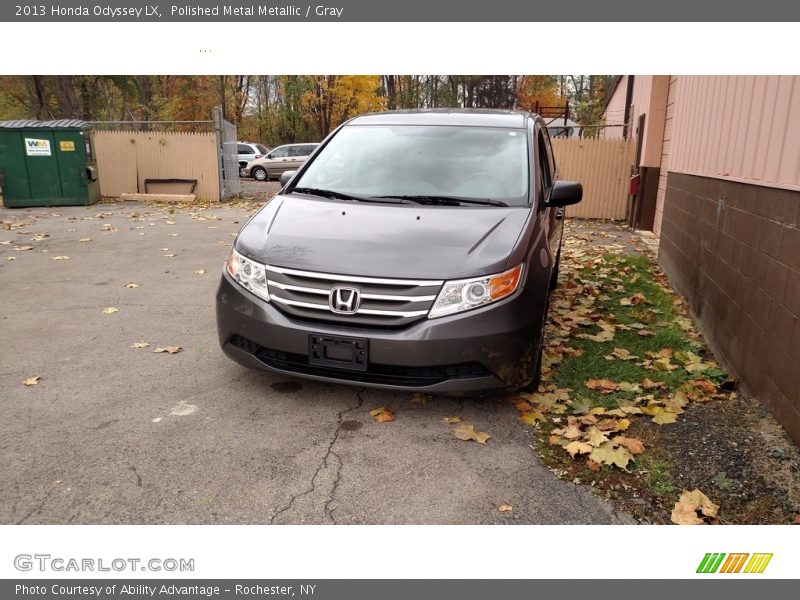 Polished Metal Metallic / Gray 2013 Honda Odyssey LX