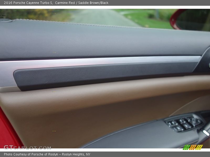 Carmine Red / Saddle Brown/Black 2016 Porsche Cayenne Turbo S