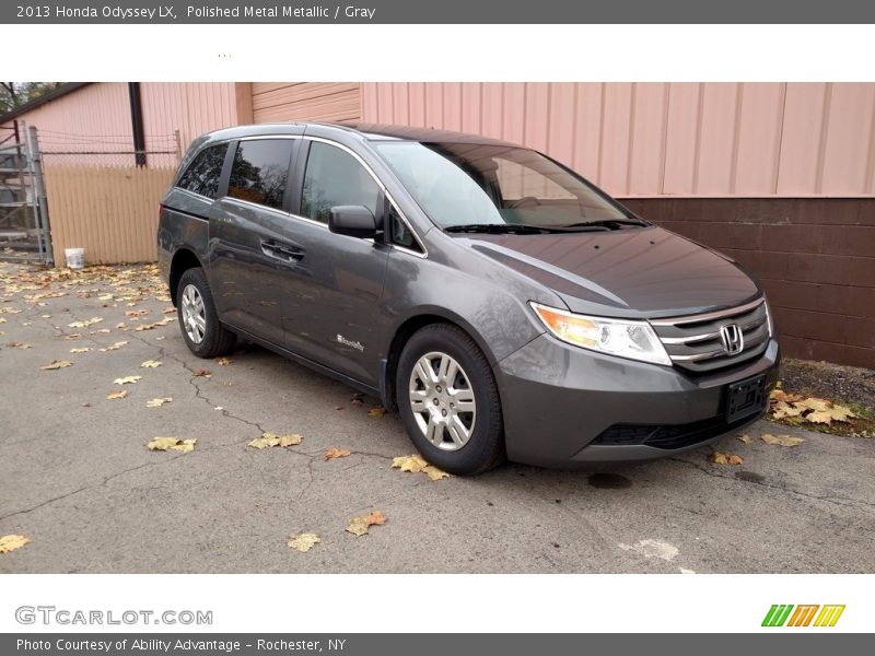 Polished Metal Metallic / Gray 2013 Honda Odyssey LX