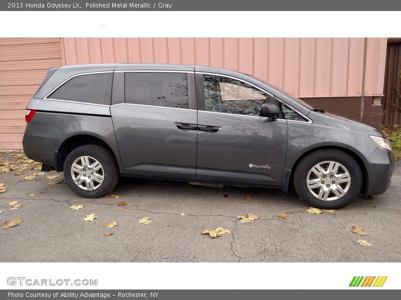 Polished Metal Metallic / Gray 2013 Honda Odyssey LX