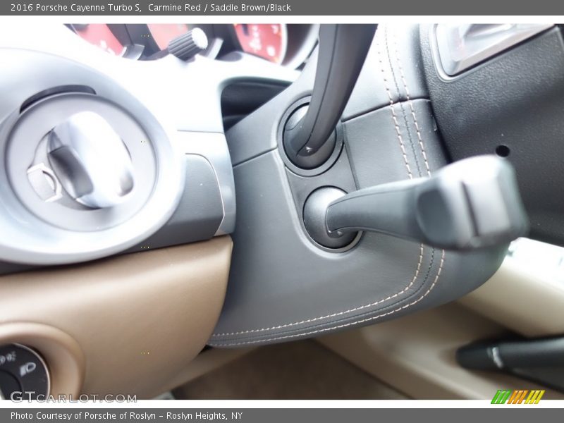Carmine Red / Saddle Brown/Black 2016 Porsche Cayenne Turbo S