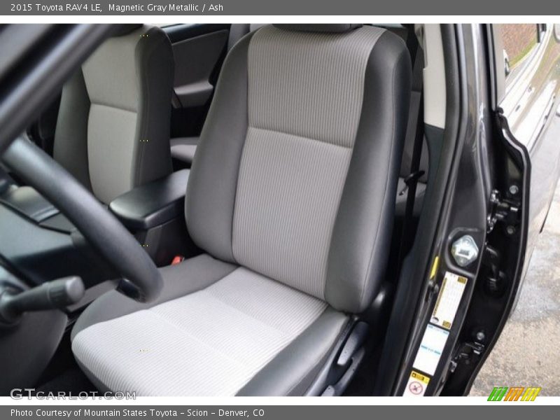 Magnetic Gray Metallic / Ash 2015 Toyota RAV4 LE