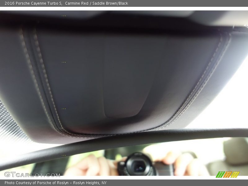 Carmine Red / Saddle Brown/Black 2016 Porsche Cayenne Turbo S