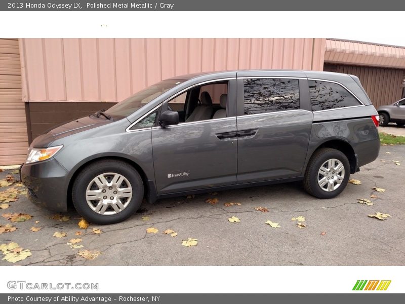 Polished Metal Metallic / Gray 2013 Honda Odyssey LX