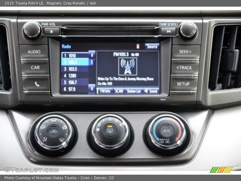 Magnetic Gray Metallic / Ash 2015 Toyota RAV4 LE