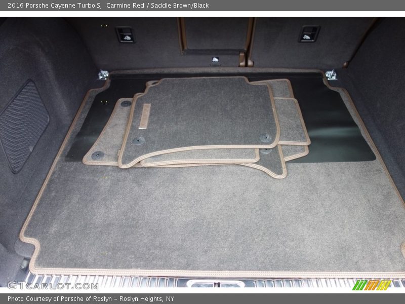 Carmine Red / Saddle Brown/Black 2016 Porsche Cayenne Turbo S