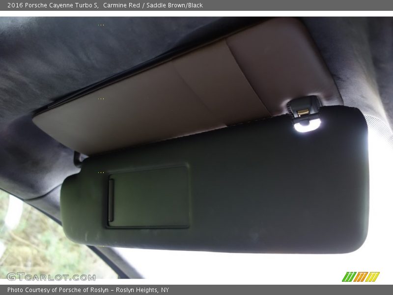 Carmine Red / Saddle Brown/Black 2016 Porsche Cayenne Turbo S