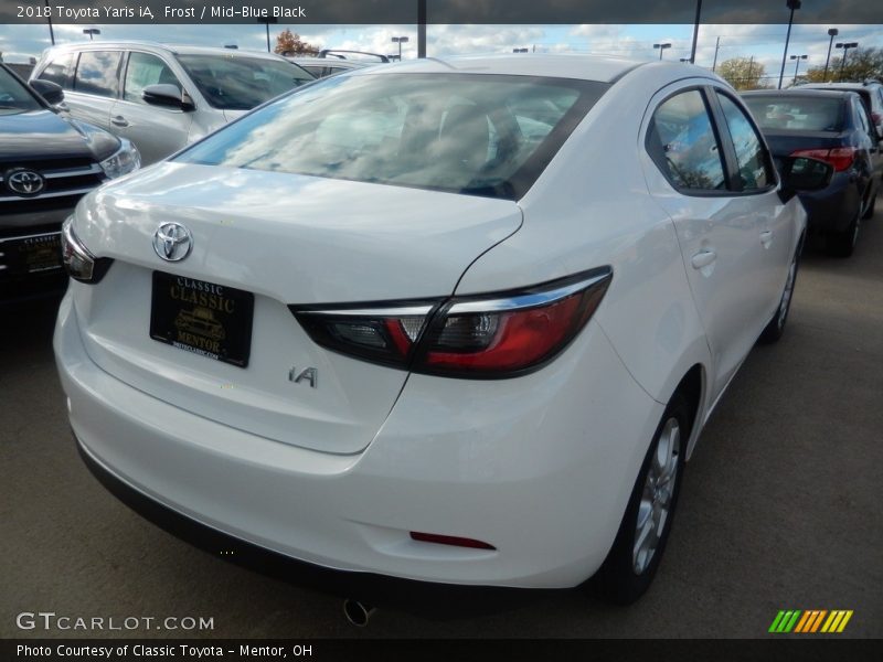 Frost / Mid-Blue Black 2018 Toyota Yaris iA