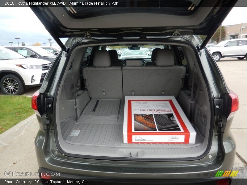Alumina Jade Metallic / Ash 2018 Toyota Highlander XLE AWD