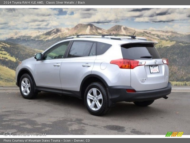 Classic Silver Metallic / Black 2014 Toyota RAV4 XLE AWD