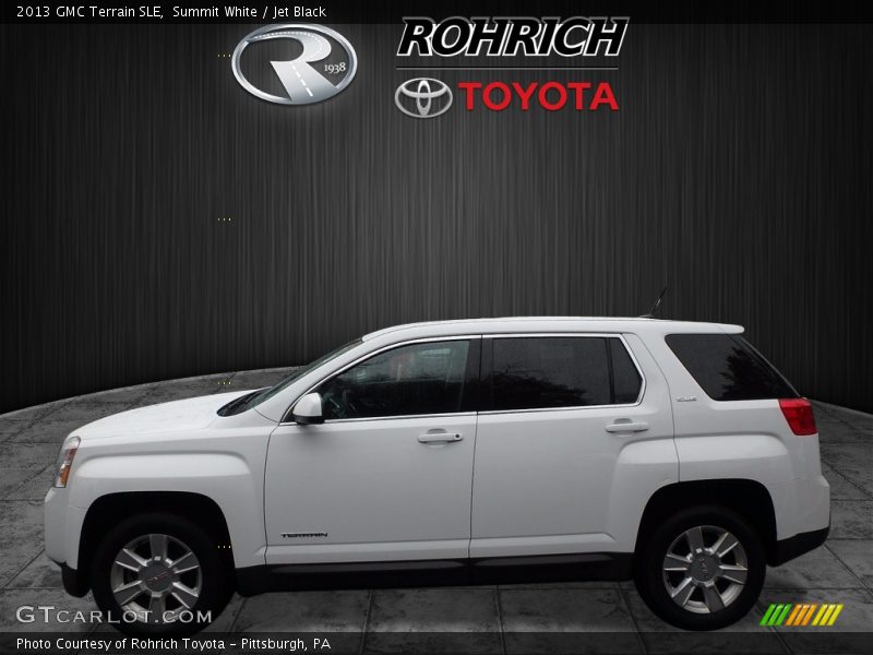 Summit White / Jet Black 2013 GMC Terrain SLE
