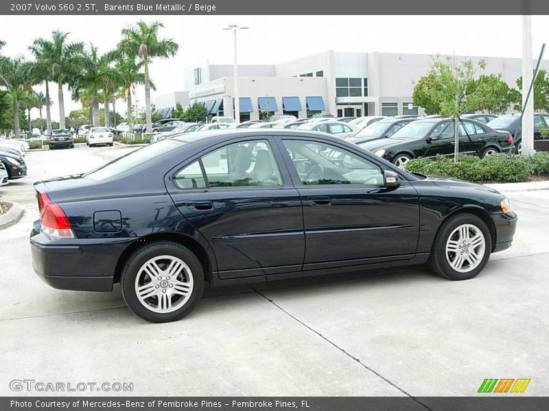 Barents Blue Metallic / Beige 2007 Volvo S60 2.5T