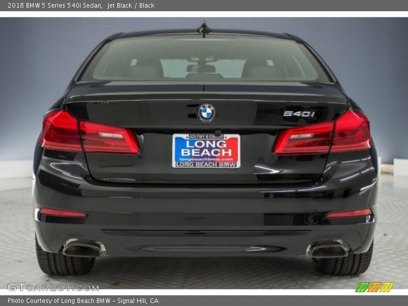 Jet Black / Black 2018 BMW 5 Series 540i Sedan