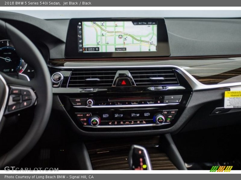 Jet Black / Black 2018 BMW 5 Series 540i Sedan